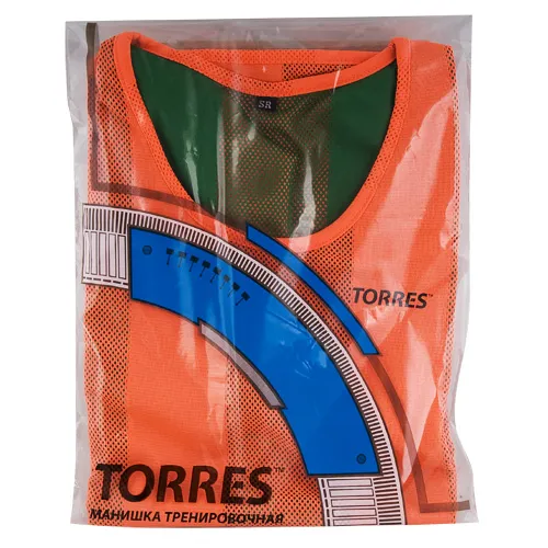 Манишка детская TORRES двухсторонняя, TR11949O/G, р.Jr, тренировочная, полиэстер, оранж-зелен за 1&nbsp;026.80 ₽ в Петрозаводске