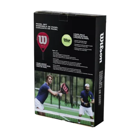Набор для падела WILSON Optix XP Padel KIT, WR202110U2, ракетка + 3мяча, красный за 20&nbsp;362.60 ₽ купить в Петрозаводске