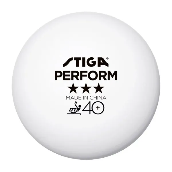 Мяч для наст. тенниса Stiga Perform 3***, 40+, 1113-2110-06, пластик, ITTF Appr., уп.6 шт, бел за 2&nbsp;121.60 ₽ в Петрозаводске