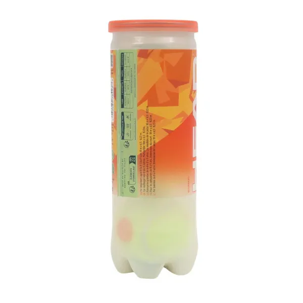 Мяч теннисный детский HEAD Stage 2 Orange, 578423,уп.3 шт, фетр,нат.резина,желто-оранжевый за 836.40 ₽ в Петрозаводске