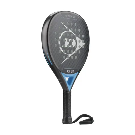 Ракетка для падела Dunlop FX Jr, 10370738, для юниоров, гибрид, графит, черно-голубой за 11&nbsp;019.40 ₽ купить в Петрозаводске