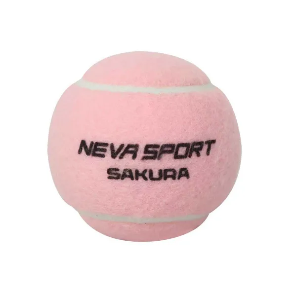 Мяч для падела NS Sakura, UAA2, уп.3 шт, сукно, нат.резина, розовый за 824.50 ₽ в Петрозаводске
