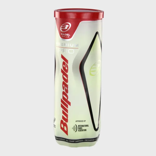 Мяч для падела BULLPADEL Premium PRO, 471959, уп.3 шт, FIP Approved, войлок, нат.резина,желтый за 1&nbsp;094.80 ₽ в Петрозаводске