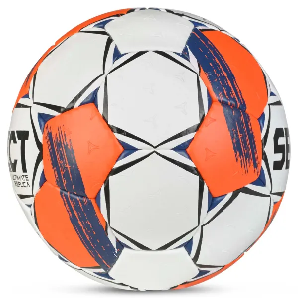 Мяч ганд. SELECT Ultimate Replica v25, 3572858745, р.3(Senior), ПУ,руч.сш, бел-оранж-т.син за 5&nbsp;373.70 ₽ в Петрозаводске