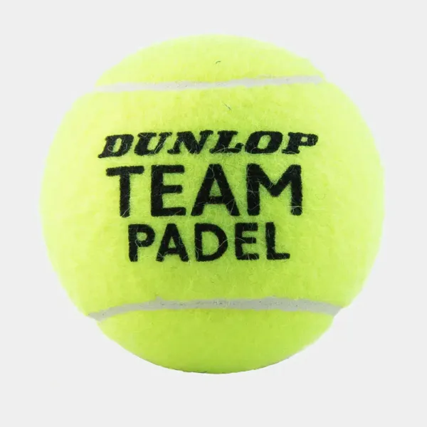 Мяч для падела Dunlop Team Padel, 601553, уп.3 шт, сукно, нат.резина,желтый за 1&nbsp;110.10 ₽ в Петрозаводске