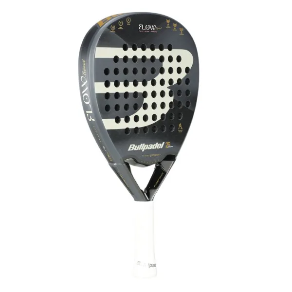 Ракетка для падела BULLPADEL Flow Legend, 494405, для профессионалов, стекловолокно,черно-белый за 31&nbsp;307.20 ₽ в Петрозаводске