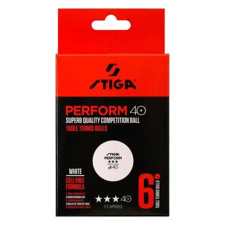 Мяч для наст. тенниса Stiga Perform 3***, 40+, 1113-2110-06, пластик, ITTF Appr., уп.6 шт, бел за 2&nbsp;121.60 ₽ купить в Петрозаводске