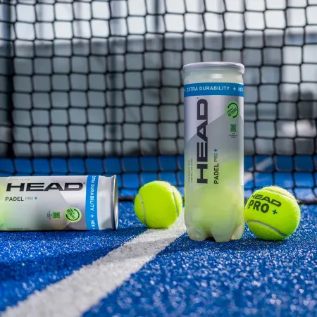 Мяч для падела HEAD Padel Pro+, 540203, уп.3 шт, FIP Approved, войлок,нат.резина,желтый за 933.30 ₽ купить в Петрозаводске