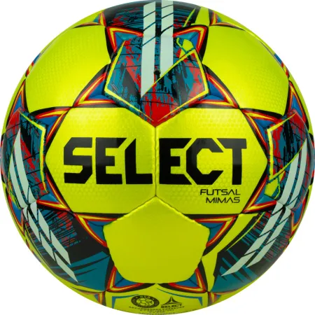 Мяч футзал. SELECT Futsal Mimas, 1053460550, р.4,FIFA Basic, 32 пан, гл.ПУ, руч.сш, жел-сине-красный за 6&nbsp;303.60 ₽ купить в Петрозаводске
