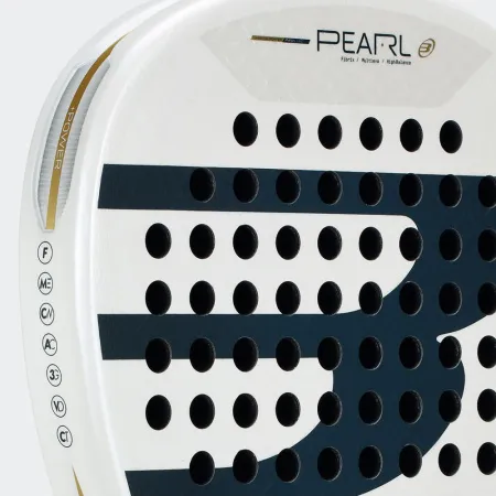Ракетка для падела BULLPADEL Pearl 26, 493804, для профессионалов, карбон, бело-серый за 35&nbsp;929.50 ₽ купить в Петрозаводске