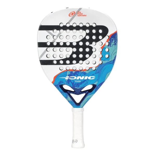 Ракетка для падела BULLPADEL Ionic Power 26, 494411, для продв. игроков, стекловолокно, сине-белый за 28&nbsp;944.20 ₽ в Петрозаводске