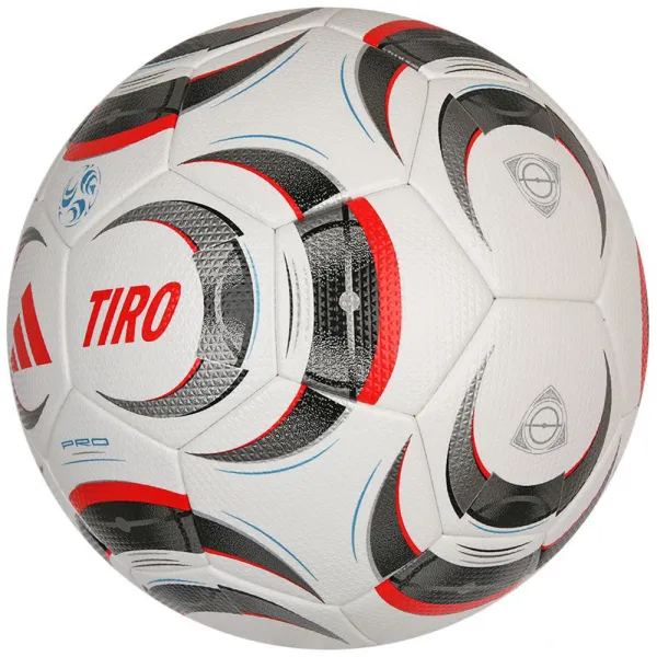 Мяч футб. ADIDAS Tiro Pro JW1533, р.5, FIFA Pro, 32 пан., ПУ, термосшивка, бело-серо-красный за 14&nbsp;133.80 ₽ в Петрозаводске