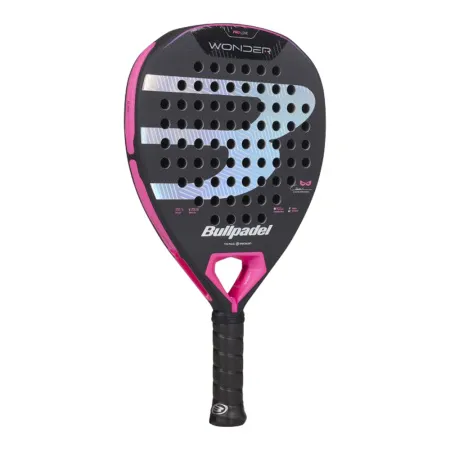 Ракетка для падела BULLPADEL Wonder 27, 497250, для продв.игроков, стекловолокно, карбон, черно-роз за 42&nbsp;969.20 ₽ купить в Петрозаводске