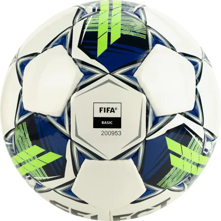 Мяч футзал. SELECT Futsal Master Shiny V22, 1043460004, р.4, Basic,32п, гл.ПУ, руч.сш,бел-син-зел за 7&nbsp;539.50 ₽ купить в Петрозаводске
