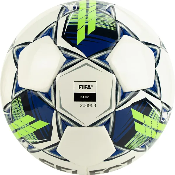 Мяч футзал. SELECT Futsal Master Shiny V22, 1043460004, р.4, Basic,32п, гл.ПУ, руч.сш,бел-син-зел за 7&nbsp;539.50 ₽ в Петрозаводске