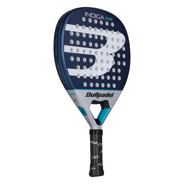 Ракетка для падела BULLPADEL Indiga Power 26, 494416, для начинающих, стекловолокно, темносине-серый за 14&nbsp;672.70 ₽ в Петрозаводске