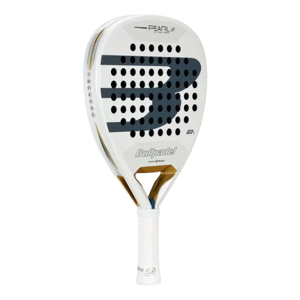 Ракетка для падела BULLPADEL Pearl 26, 493804, для профессионалов, карбон, бело-серый за 35&nbsp;929.50 ₽ в Петрозаводске