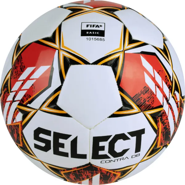 Мяч футб. SELECT Contra DB V23, 0854160300, р.4, FIFA Basic, 32 пан, ПУ, гибрид.сш, бел-чер-красн за 4&nbsp;455.70 ₽ в Петрозаводске