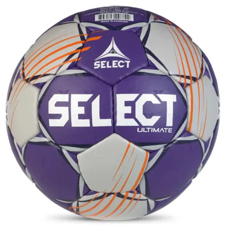 Мяч ганд. SELECT Ultimate Official EHF V24, 1612858999, Senior(р.3), EHF Appr, ПУ, руч.сш, фиол-сер за 15&nbsp;504 ₽ купить в Петрозаводске
