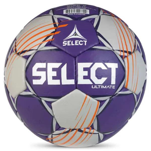 Мяч ганд. SELECT Ultimate Official EHF V24, 1612858999, Senior(р.3), EHF Appr, ПУ, руч.сш, фиол-сер за 15&nbsp;504 ₽ в Петрозаводске