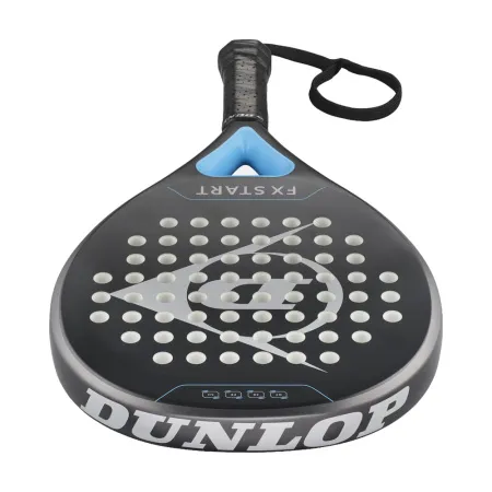 Ракетка для падела Dunlop FX Start, 10370737, для начинающих, гибрид, графит, черно-синий за 13&nbsp;175 ₽ купить в Петрозаводске