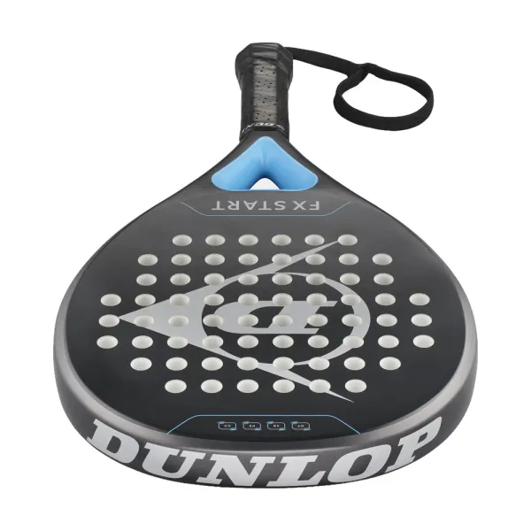 Ракетка для падела Dunlop FX Start, 10370737, для начинающих, гибрид, графит, черно-синий за 13&nbsp;175 ₽ в Петрозаводске