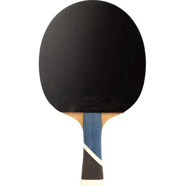 Ракетка для н/т DOUBLE FISH 5A+C, для продвин, ITTF Appr, накл. 2,1 мм, конич. ручка+ 2 мяча V40+мм за 2&nbsp;779.50 ₽ в Петрозаводске