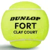 Мяч теннисный Dunlop Fort Clay Court 4B, 601613, уп.4 шт,одобр.ITF и FFT,сукно,нат.резина,желтый за 1&nbsp;812.20 ₽ купить в Петрозаводске