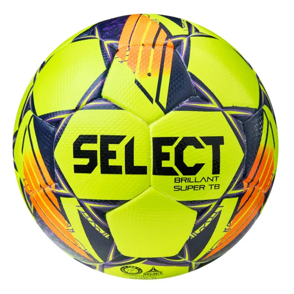 Мяч футб. SELECT Brillant Super TB, 3615968509,р.5, FIFA PRO, ПУ, 32пан. термосш, желто-оранж-фиолет за 15&nbsp;694.40 ₽ в Петрозаводске