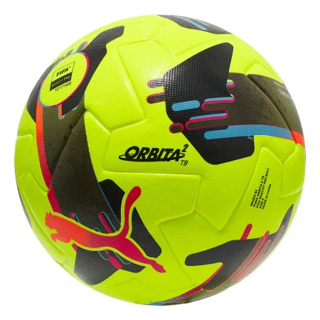 Мяч футб. PUMA Orbita 2 TB, 08432303, р.5, FIFA Quality Pro, 12 пан., ТПУ, термосшивка, желто-черный за 7&nbsp;260.70 ₽ купить в Петрозаводске