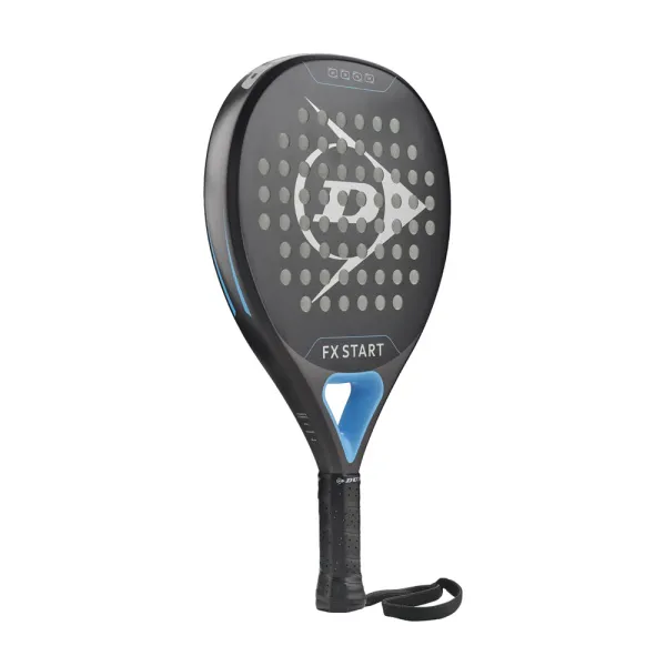 Ракетка для падела Dunlop FX Start, 10370737, для начинающих, гибрид, графит, черно-синий за 13&nbsp;175 ₽ в Петрозаводске