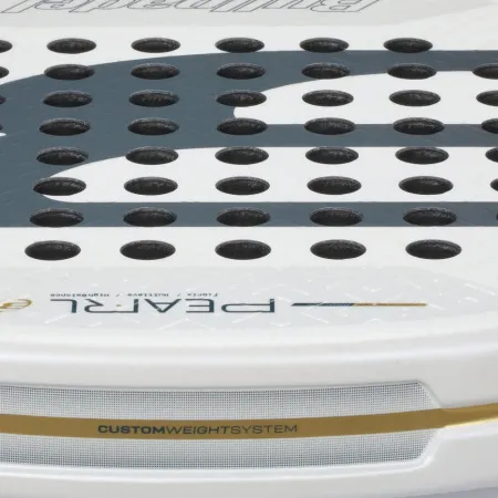 Ракетка для падела BULLPADEL Pearl 26, 493804, для профессионалов, карбон, бело-серый за 35&nbsp;929.50 ₽ купить в Петрозаводске