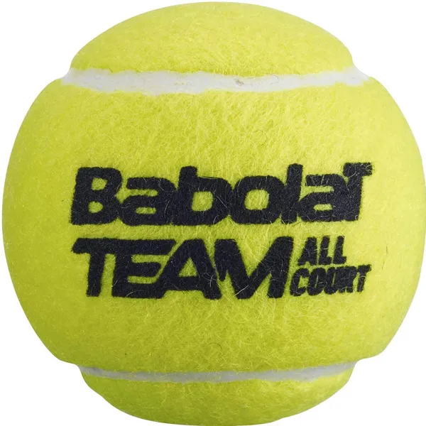 Мяч теннисный BABOLAT Team All Court,502081, уп.4 шт,одобр.ITF, сукно, нат.резина,желтый за 2&nbsp;385.10 ₽ в Петрозаводске