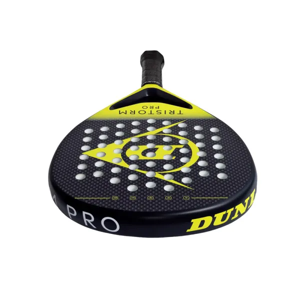 Ракетка для падела Dunlop Tristorm Pro, 10359946, для опытных игроков, графит, черно-желтый за 19&nbsp;643.50 ₽ в Петрозаводске