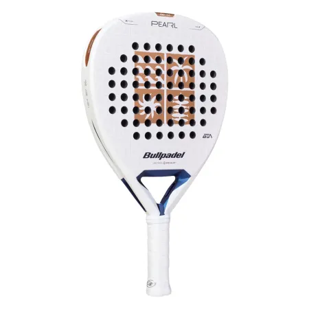 Ракетка для падела BULLPADEL Pearl 27, 497249, для проф-в, стекловолокно,карбон, бело-золотистый за 44&nbsp;319 ₽ купить в Петрозаводске