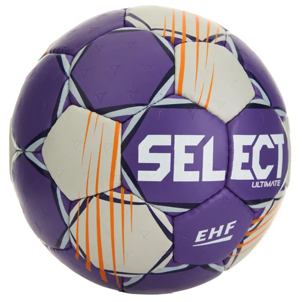 Мяч ганд. SELECT Ultimate Official EHF V24, 1612858999, Senior(р.3), EHF Appr, ПУ, руч.сш, фиол-сер за 15&nbsp;504 ₽ в Петрозаводске