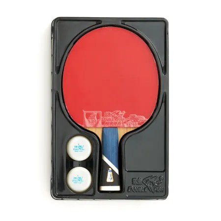 Ракетка для н/т DOUBLE FISH 5A+C, для продвин, ITTF Appr, накл. 2,1 мм, конич. ручка+ 2 мяча V40+мм за 2&nbsp;779.50 ₽ купить в Петрозаводске