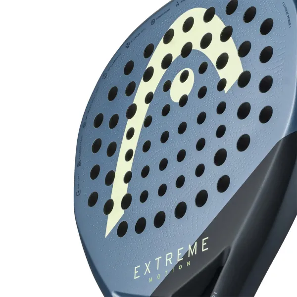 Ракетка для падела HEAD Extreme Motion, 223135, для профессионалов, углеродное волокно, темно-синий за 26&nbsp;894 ₽ в Петрозаводске