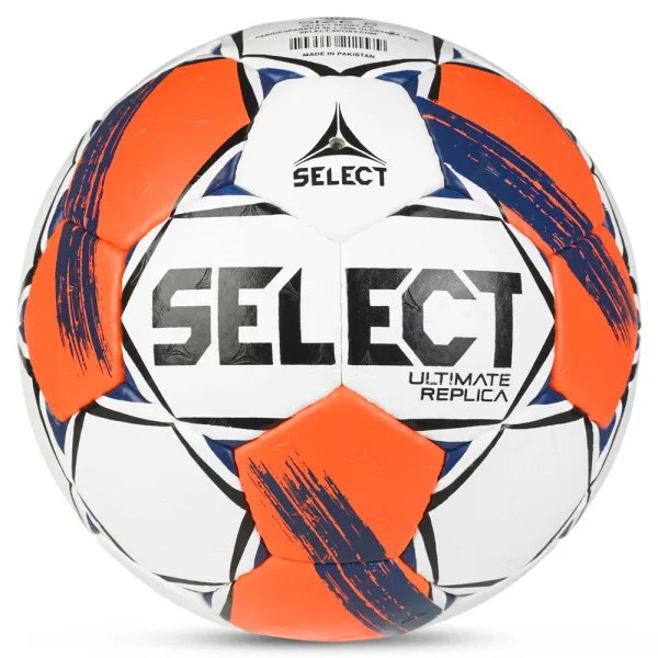 Мяч ганд. SELECT Ultimate Replica v25, 3572858745, р.3(Senior), ПУ,руч.сш, бел-оранж-т.син за 5&nbsp;373.70 ₽ в Петрозаводске