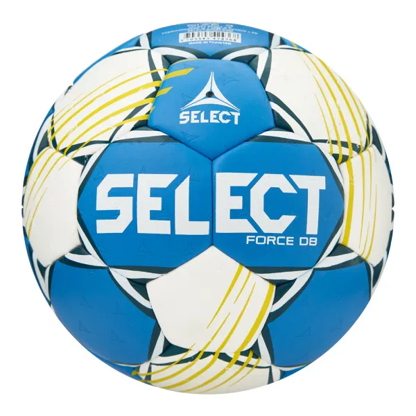 Мяч ганд. SELECT HB FORCE DB V25, 1622858205, Senior (р.3), EHF Appr,ПУ, гибр.сш., сине-белый за 8&nbsp;438.80 ₽ в Петрозаводске