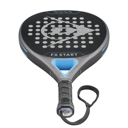 Ракетка для падела Dunlop FX Start, 10370737, для начинающих, гибрид, графит, черно-синий за 13&nbsp;175 ₽ купить в Петрозаводске